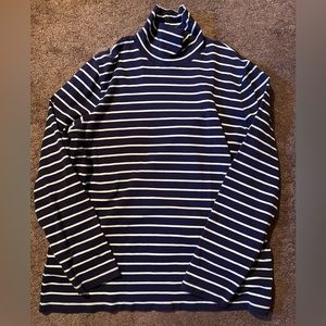 Land’s End Purple Turtleneck Top